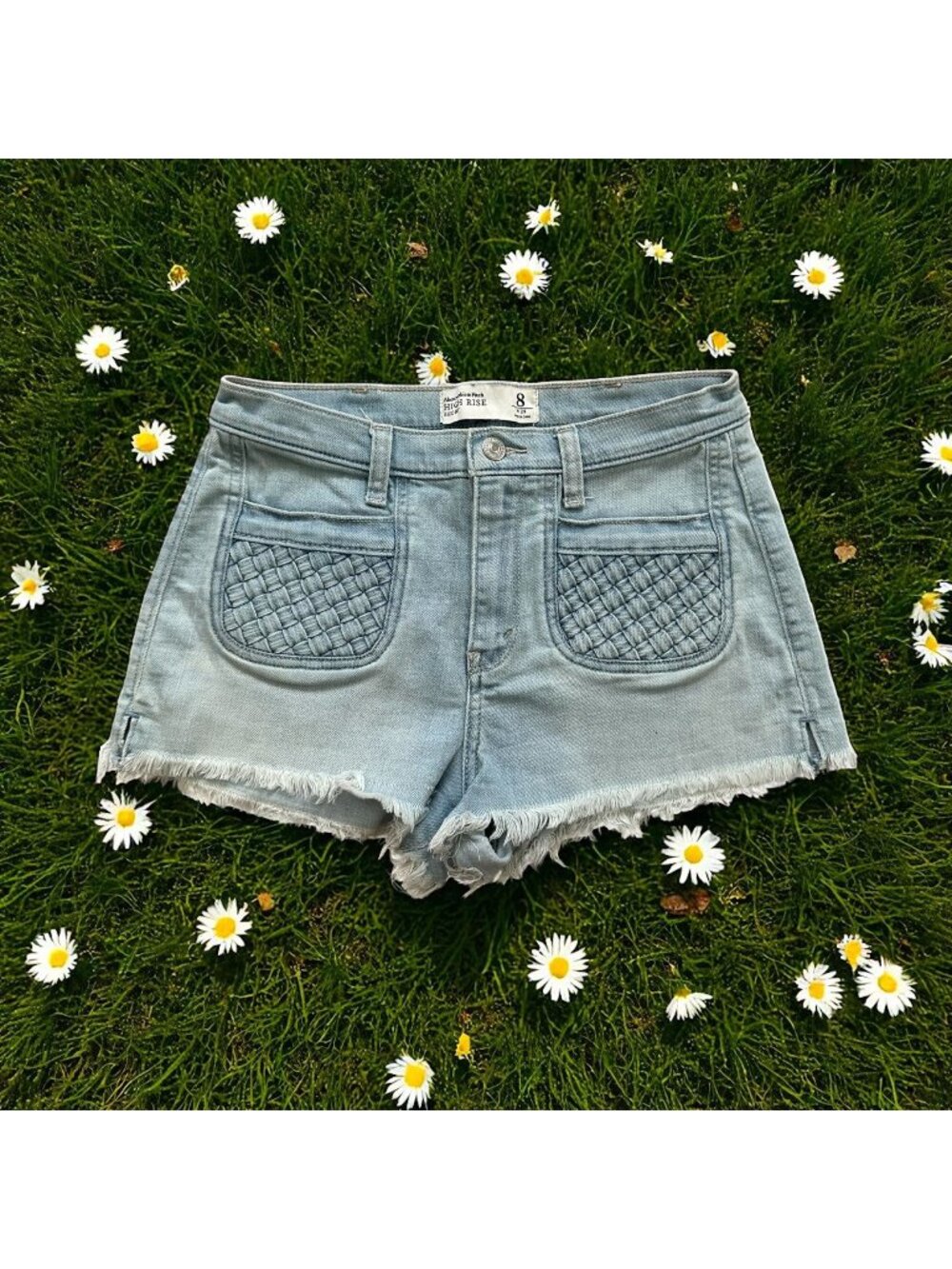 ABERCROMBIE & FITCH High Rise Denim Shorts Size 29 / US 8
